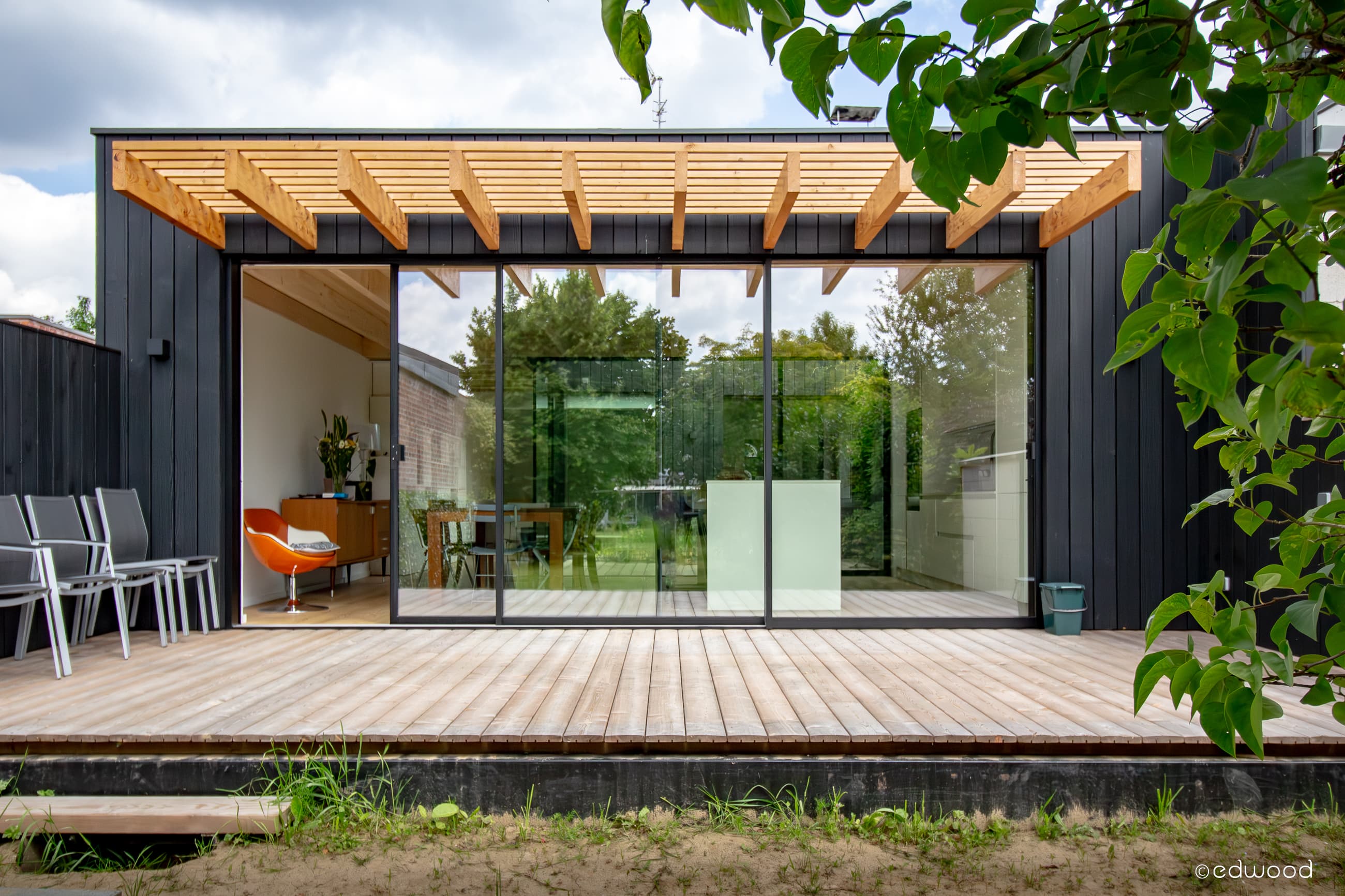 La maison qui respire par le centre