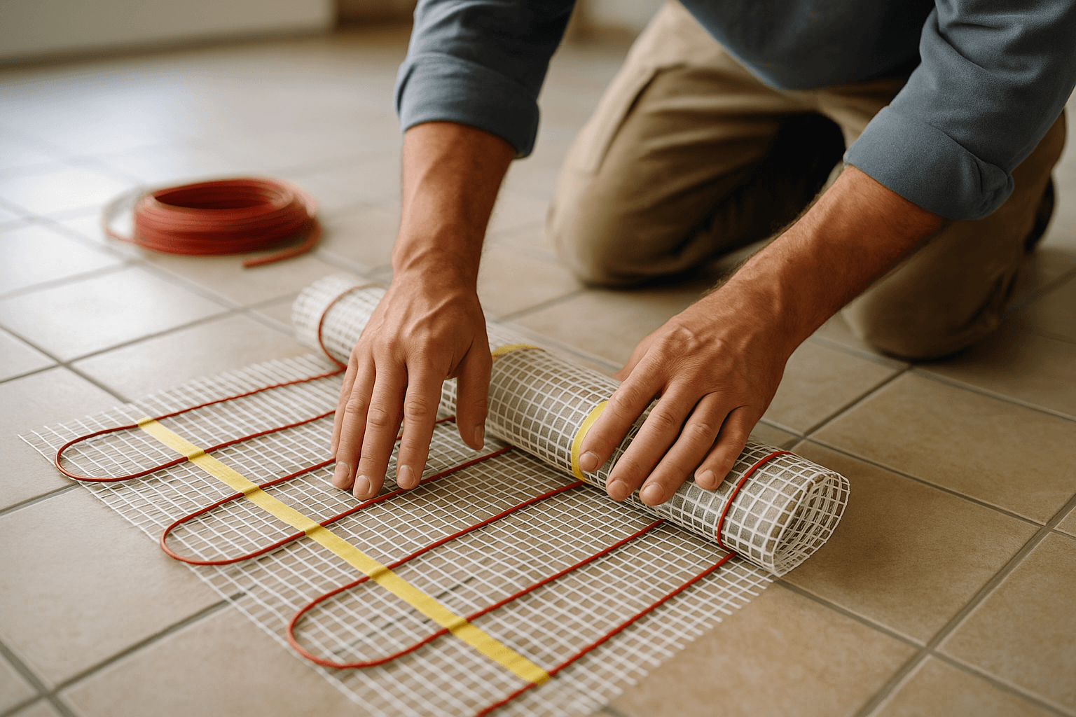 Installer un plancher chauffant sur carrelage existant : est-ce possible ?